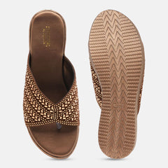 Anouk Women Embellished Party Flatform Sandals