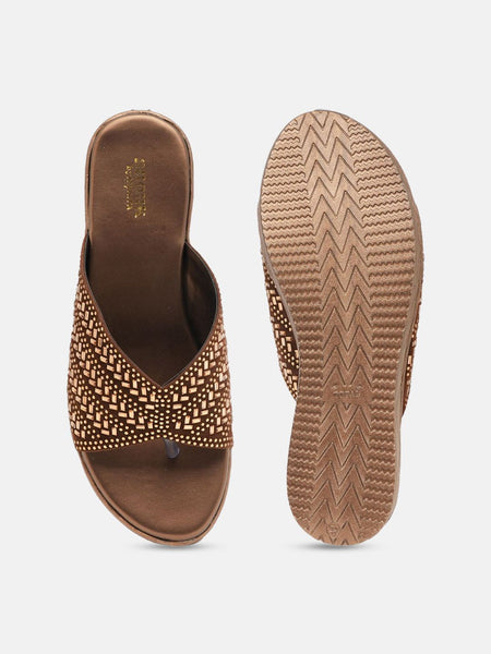 Anouk Women Embellished Party Flatform Sandals
