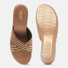 Anouk Women Embellished Flatform Heel Sandals