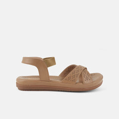 The Roadster Lifestyle Co Women Textured Open Toe Flats