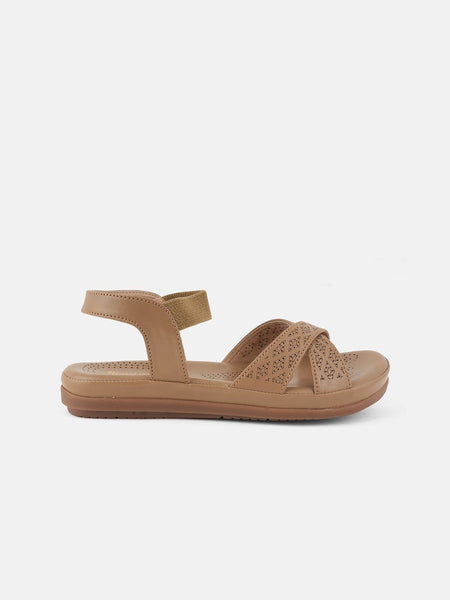 The Roadster Lifestyle Co Women Textured Open Toe Flats