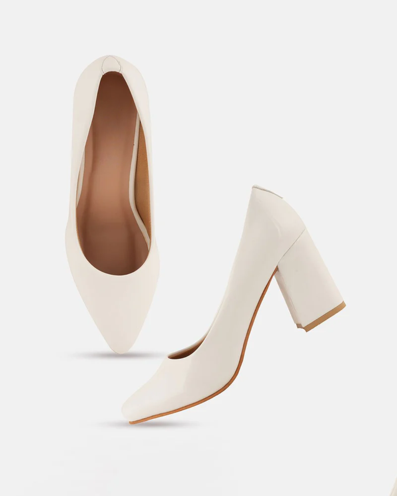 Shetop Solid Pumps with Block