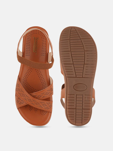 The Roadster Lifestyle Co. Women Textured Open Toe Flats with Laser Cuts
