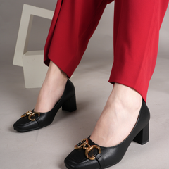 SheTop Black Party Heels
