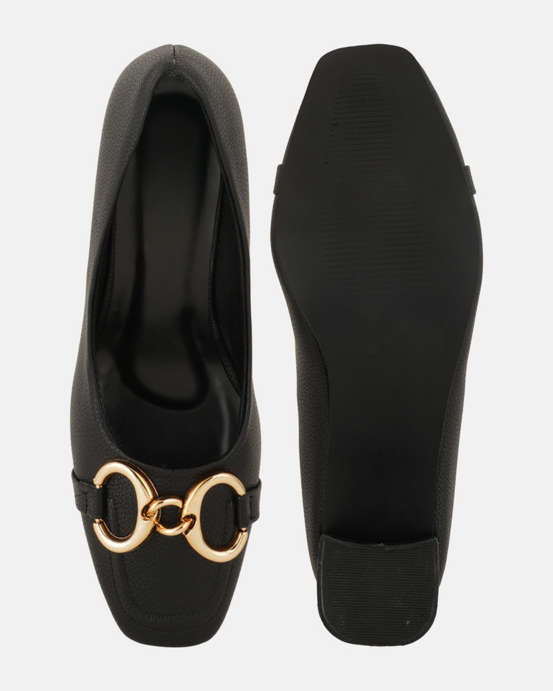 SheTop Black Party Heels