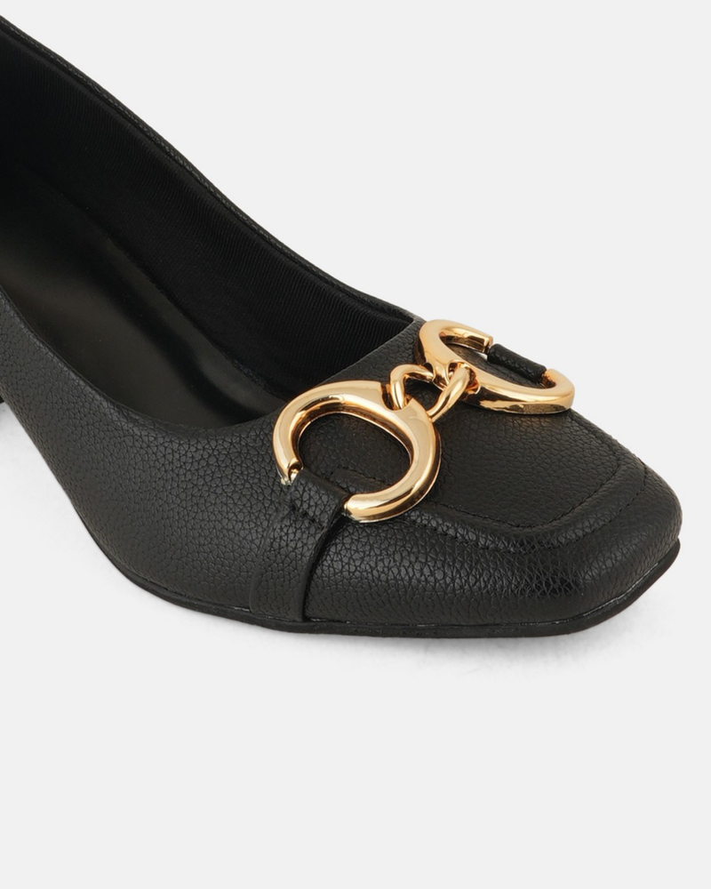 SheTop Black Party Heels