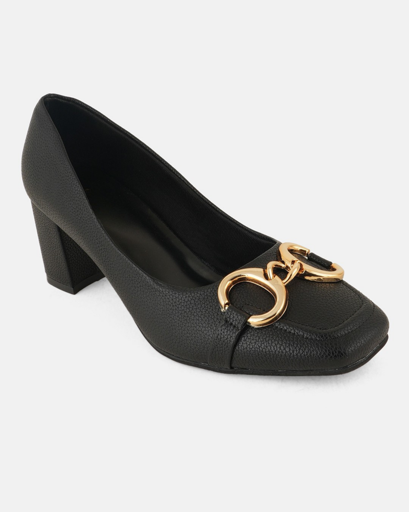 SheTop Black Party Heels