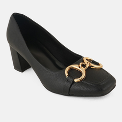 SheTop Black Party Heels