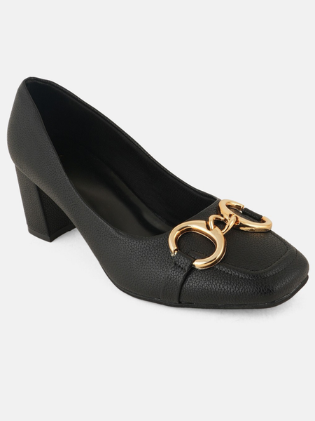 SheTop Black Party Heels