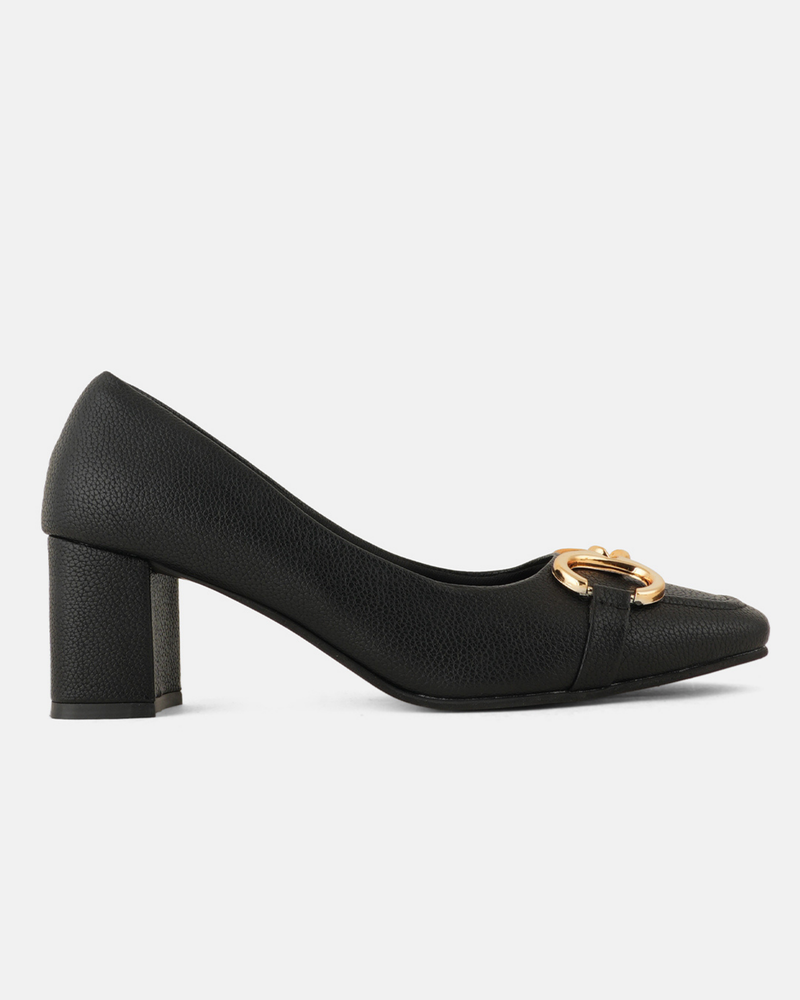 SheTop Black Party Heels