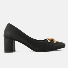 SheTop Black Party Heels