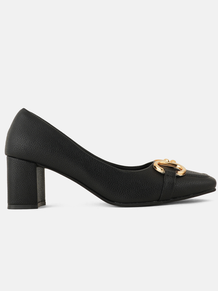 SheTop Black Party Heels