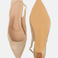 SheTop Gold Party Heels