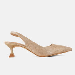 SheTop Gold Party Heels