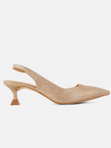 SheTop Gold Party Heels