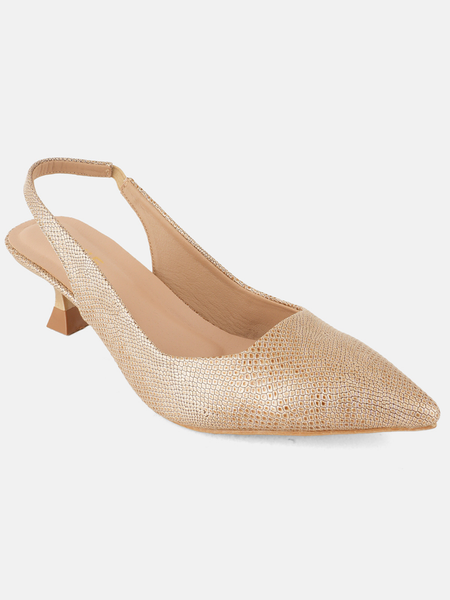 SheTop Gold Party Heels