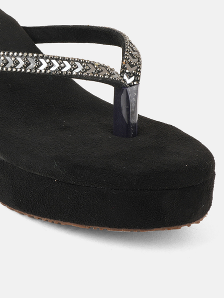 SheTop Black Party Heels