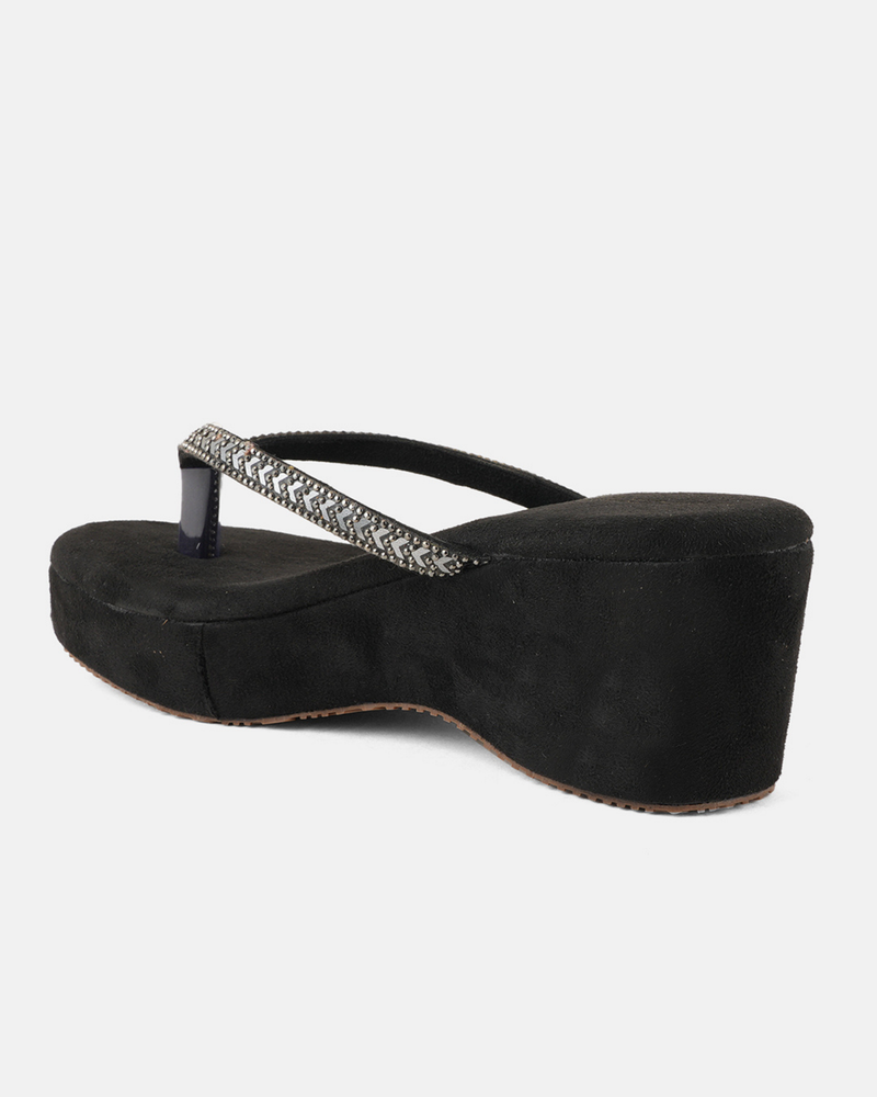 SheTop Black Party Heels