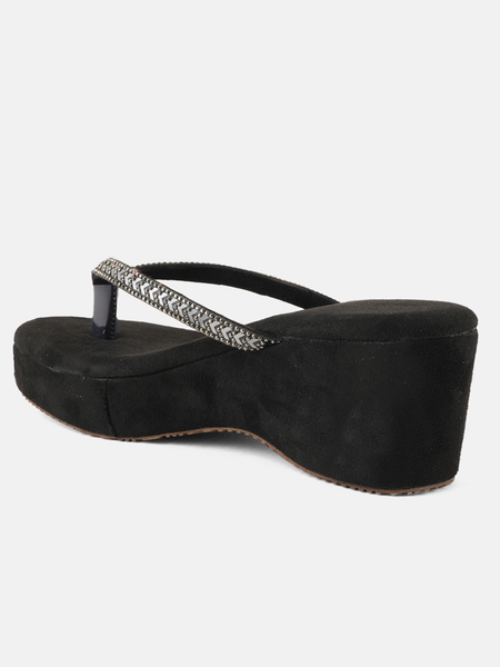 SheTop Black Party Heels