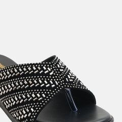 Anouk Women Embellished Flatform Heel Sandals