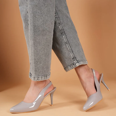 Shetop Women Pointed Toe Party Kitten Heel Pumps