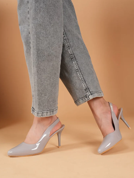 Shetop Women Pointed Toe Party Kitten Heel Pumps