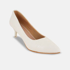 Mast & Harbour Women Pointed Toe Kitten Heel Pumps