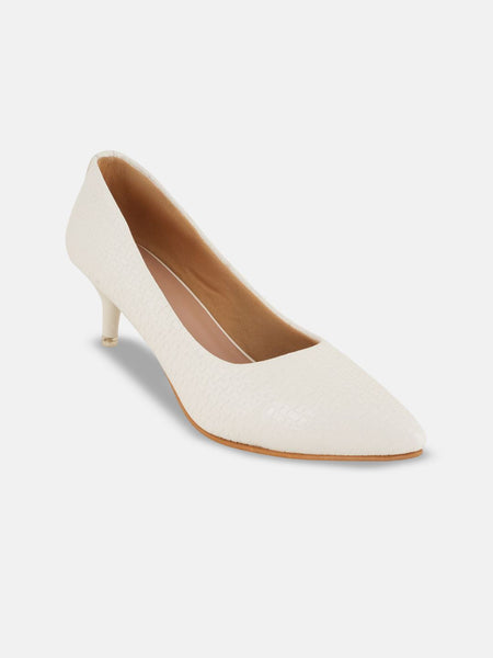Mast & Harbour Women Pointed Toe Kitten Heel Pumps