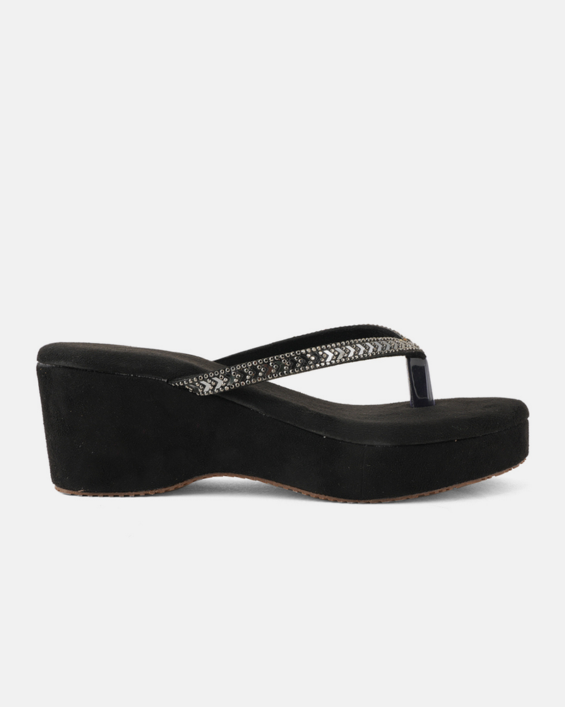 SheTop Black Party Heels