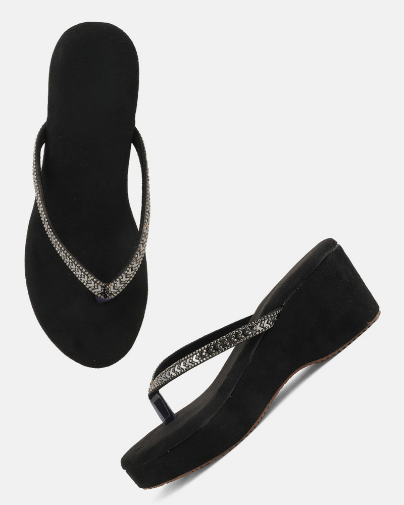 SheTop Black Party Heels