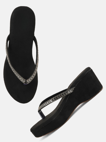 SheTop Black Party Heels