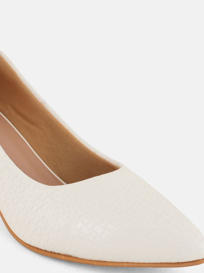 Mast & Harbour Women Pointed Toe Kitten Heel Pumps