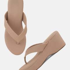 SheTop Beige Party Heels