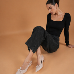 SheTop Beige Party Heels