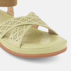The Roadster Lifestyle Co Women Textured Open Toe Flats