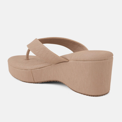 SheTop Beige Party Heels
