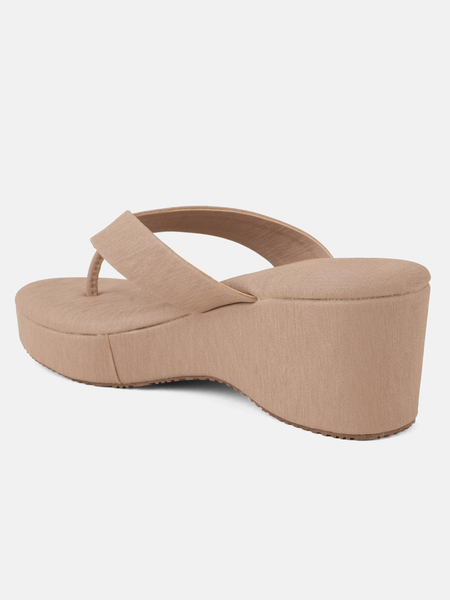 SheTop Beige Party Heels