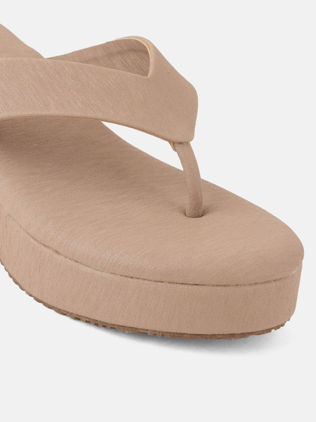 SheTop Beige Party Heels