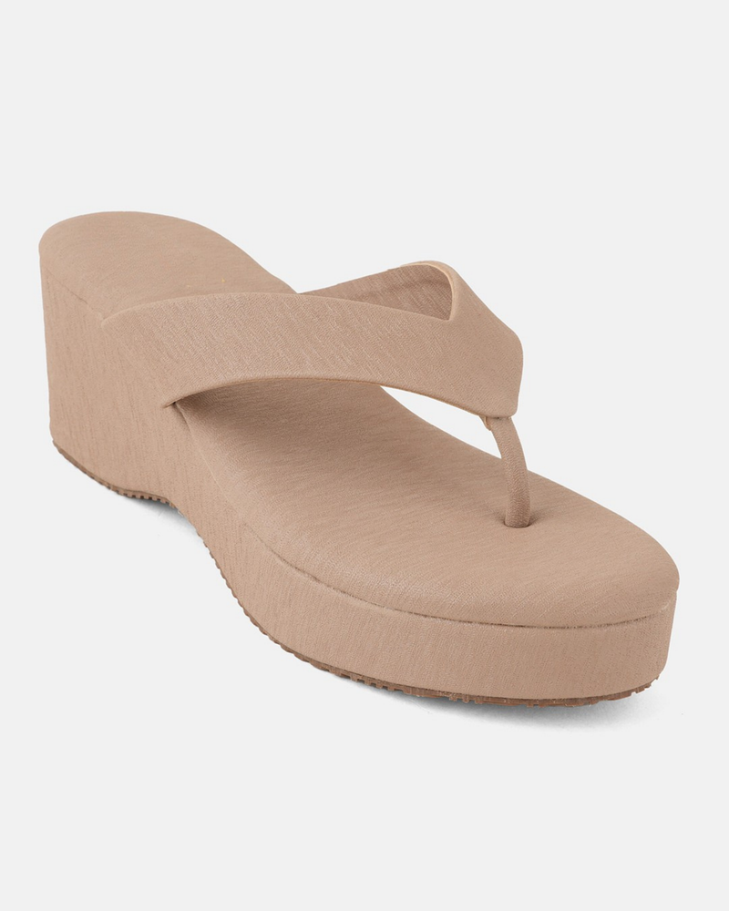 SheTop Beige Party Heels