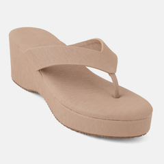 SheTop Beige Party Heels