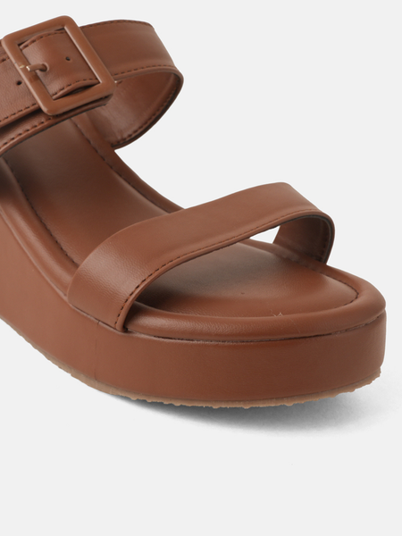 Mast & Harbour Brown Party Heels