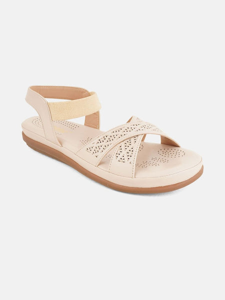 Roadster Women Textured Party Open Toe Flats