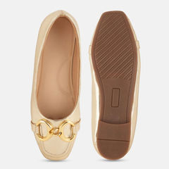 Shetop Women Party Mojaris with Buckles Flats