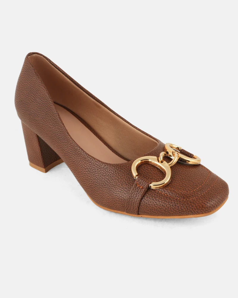 Shetop Tan Party Heels