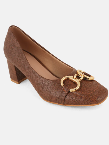 Shetop Tan Party Heels