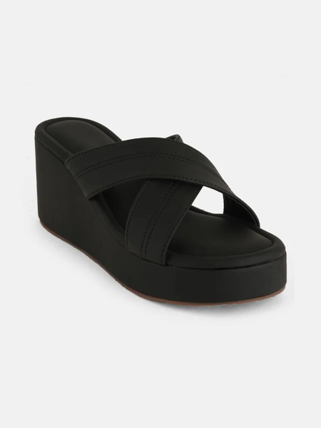 Mast & Harbour Women Party Wedge Sandals