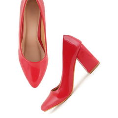 Shetop Women Solid Block Heel Sandals