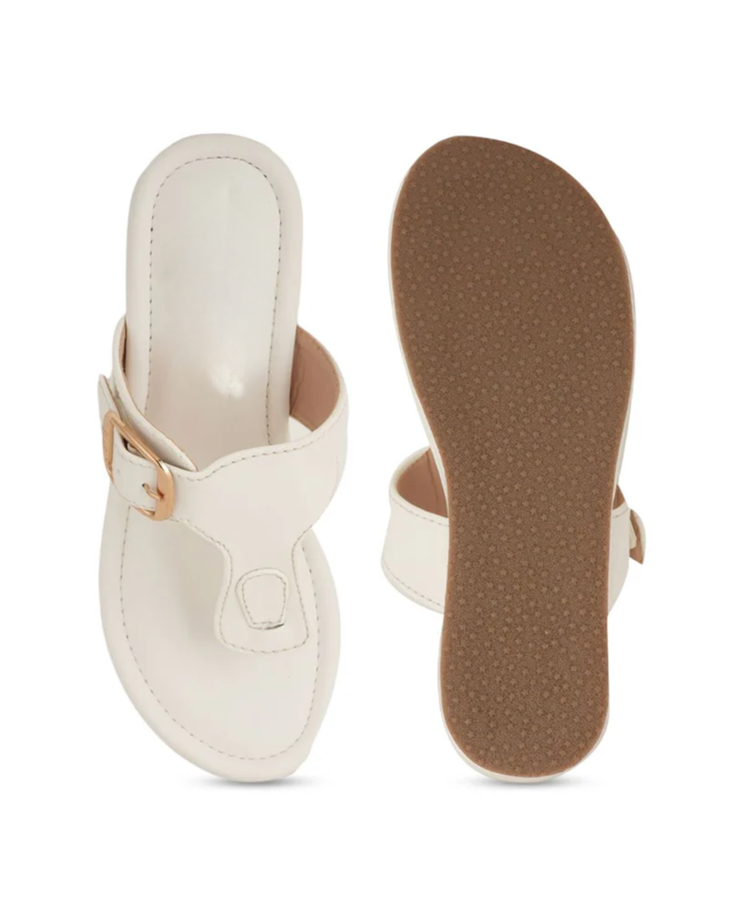Mast & Harbour Women Wedge Sandals with Buckles