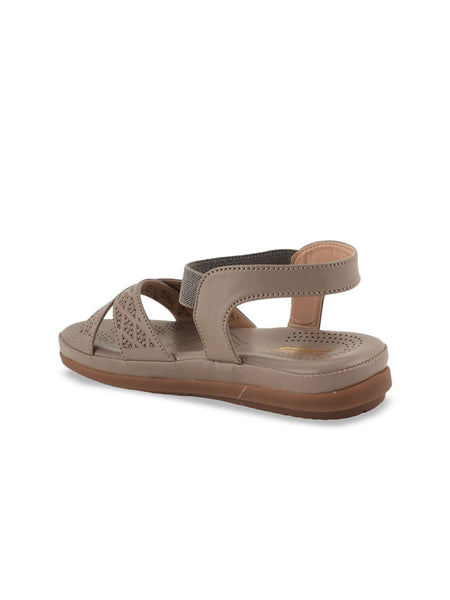 The Roadster Lifestyle Co Women Textured Open Toe Flats