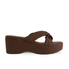 New Brown Trending Fashionable Wedges for Woman